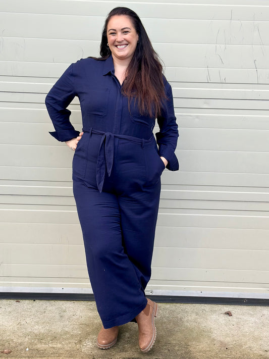 Navy Jumpsuit